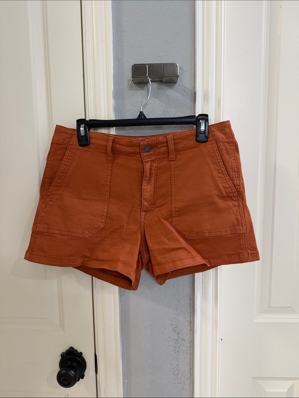 Women's Rust Utility Jean Shorts